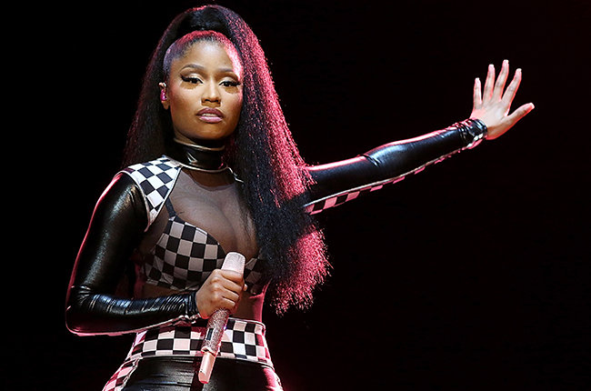 Nicki Minaj performs in concert during X Games at Austin360 Amphitheater